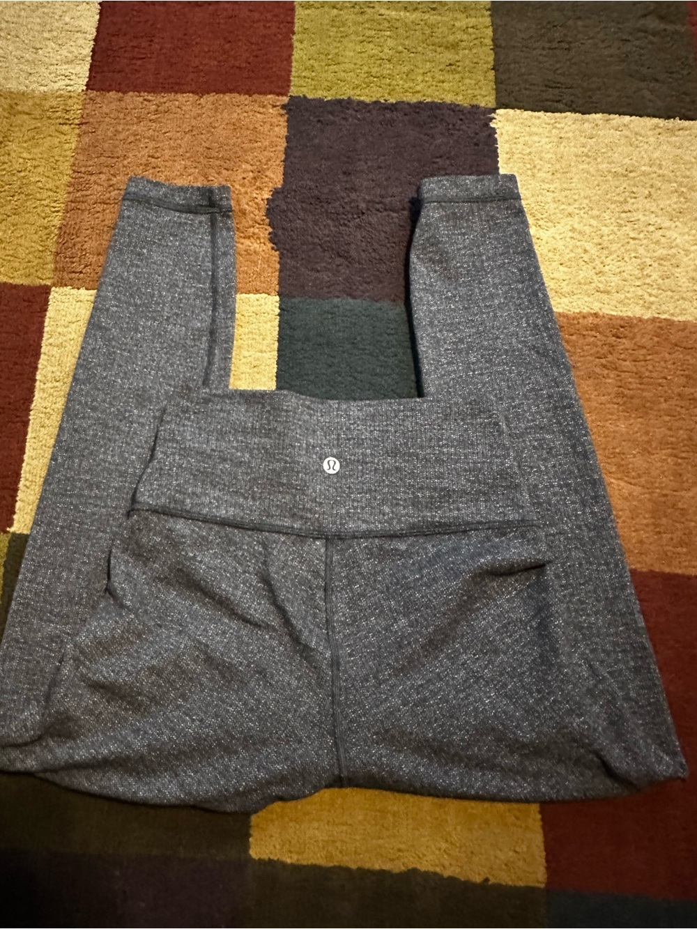 lululemon athletica Gray Speckled High-Rise Leggings